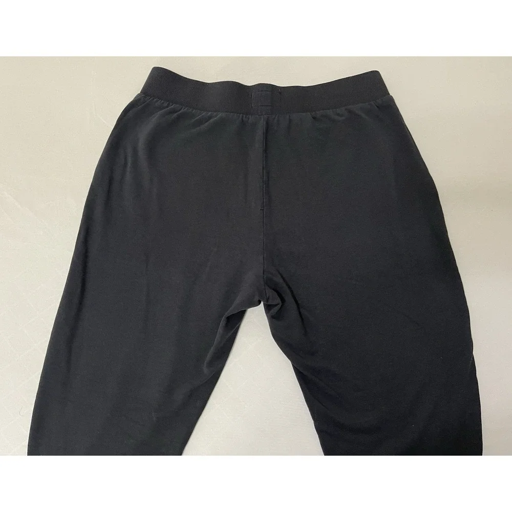 Marine Layer Womens Medium Black Elastic Waist Tapered Jogger Pants